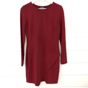 NASTY GAL Large Burgundy Dress